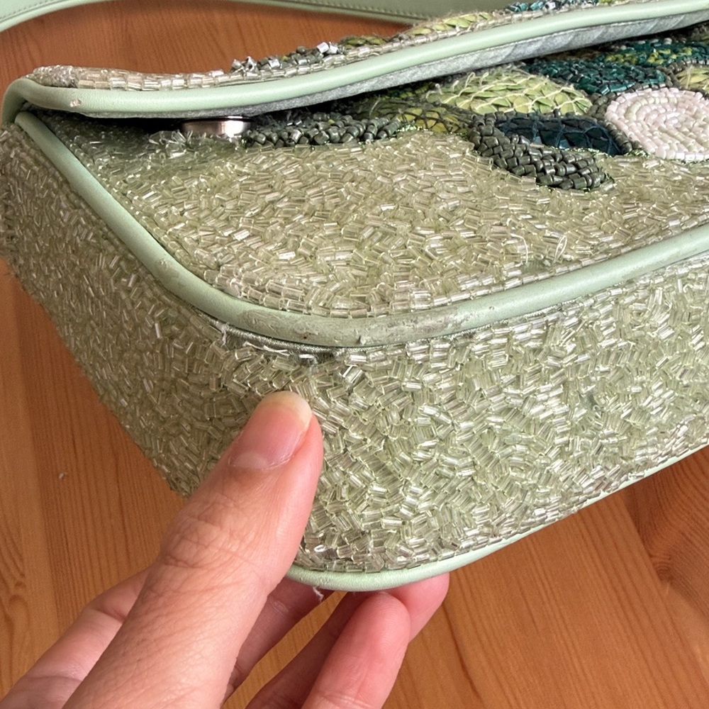 STAUD Tommy Beaded Bag, Baby Turtle - Picture 10 of 16